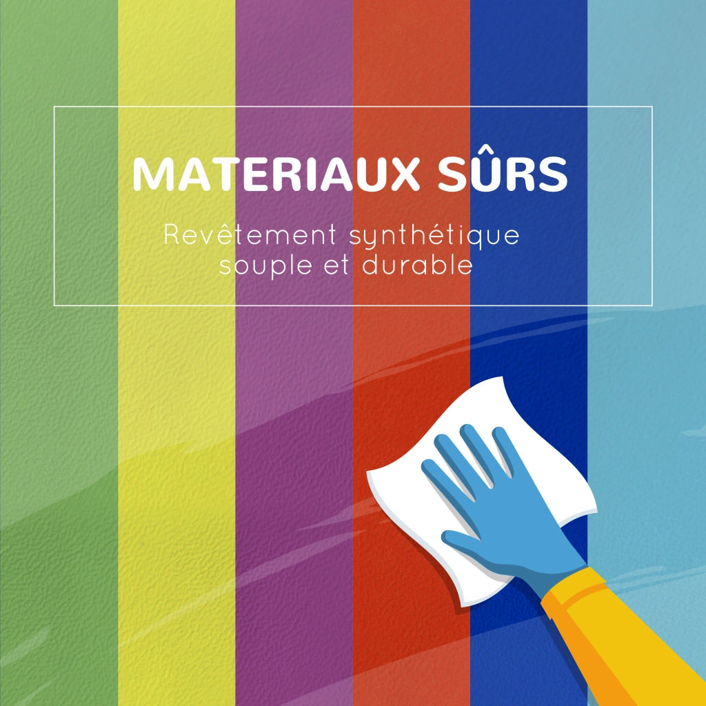Tappeto motricita' bebe' 11 pezzi in schiuma ¨C zephmum ¨C multicolore
