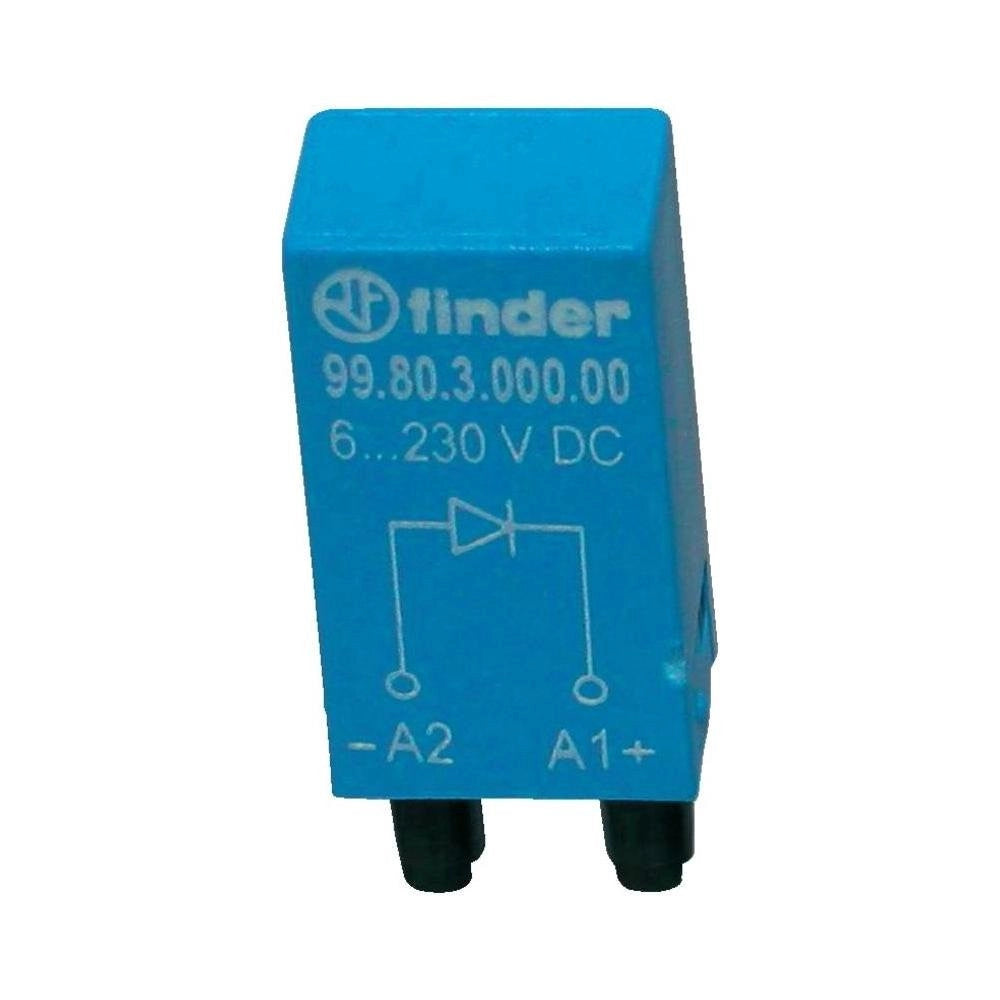 Finder Serie 99 6 220 VDC LED Modulo Verde