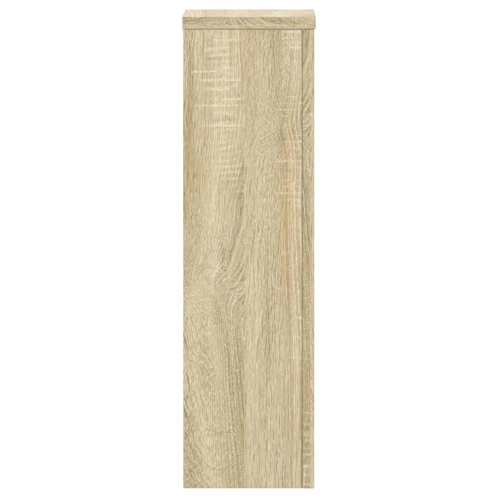 Supporti per piante mobili per fiori set da 2 legno ingegnerizzato Sonoma marrone 02_0045349