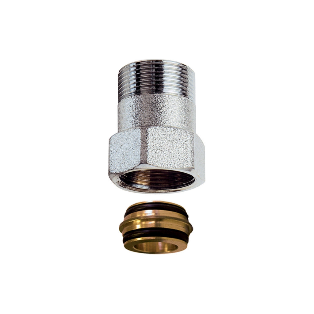 PROLUNGA DIRITTA CROMATA FIL. 24X19- Lungh. 30 mm- FAR- pezzi 1