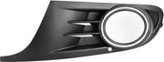 Mistrooster per auto, per parafang anteriore, sotto lampada di nebbia, griglia per auto, sostitutivo di griglia, lampada di nebbia, compatibile con Golf 6 MK6 2009-2013, sinistra/destra, griglia per lampada di nebbia.