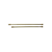 Emmebi Sesamo Astine a Molla per Tende Bris Bris 30-40 cm coppia ottone colore Lucido