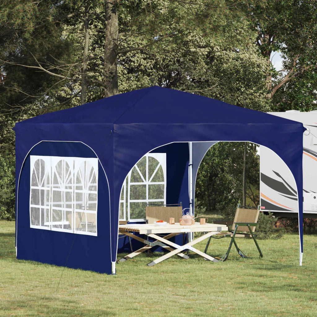 Tenda per feste a pop-up 290 x 290 x 245 cm Blu 42019857