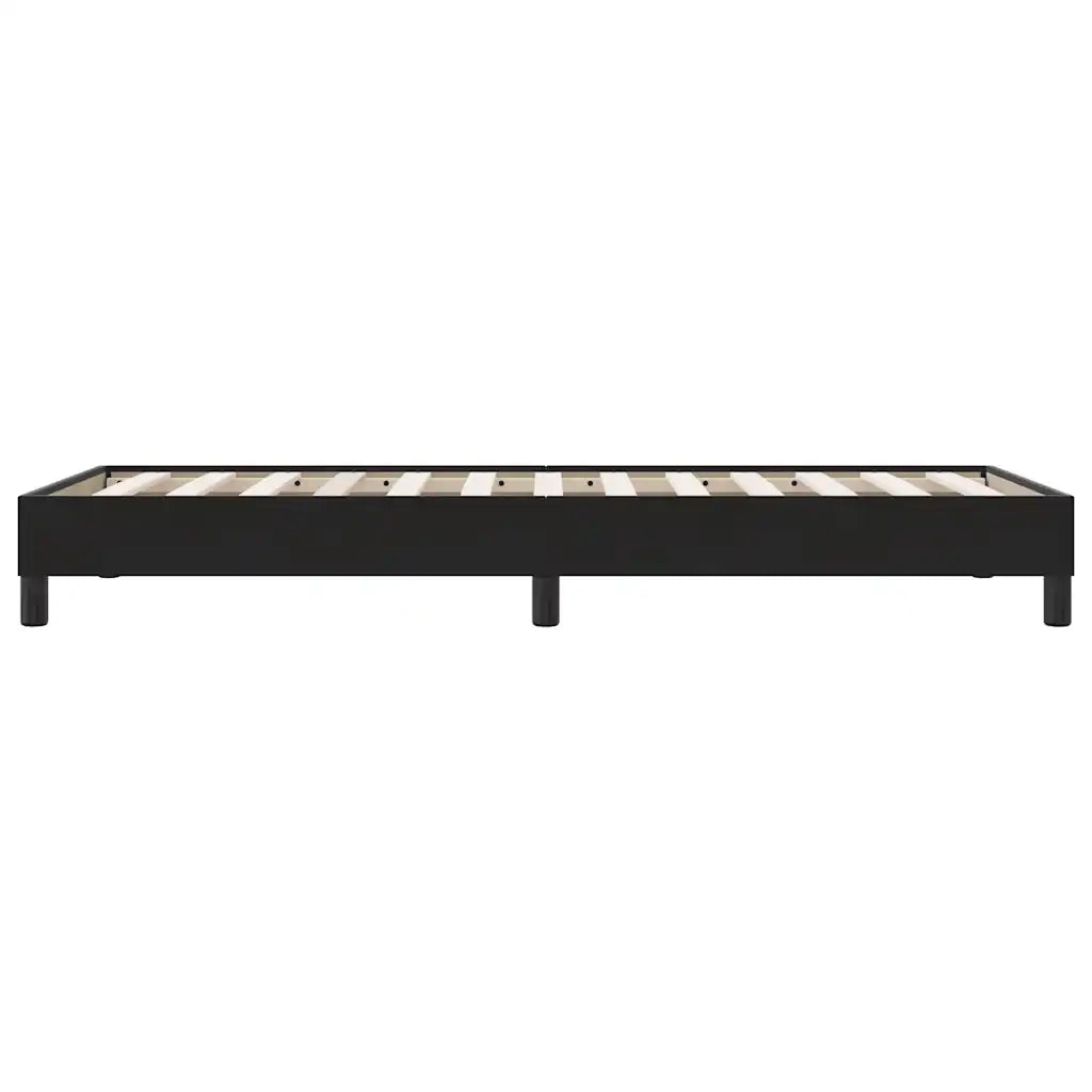 vidaXL Giroletto senza Materasso Nero 80x220 cm in Velluto
