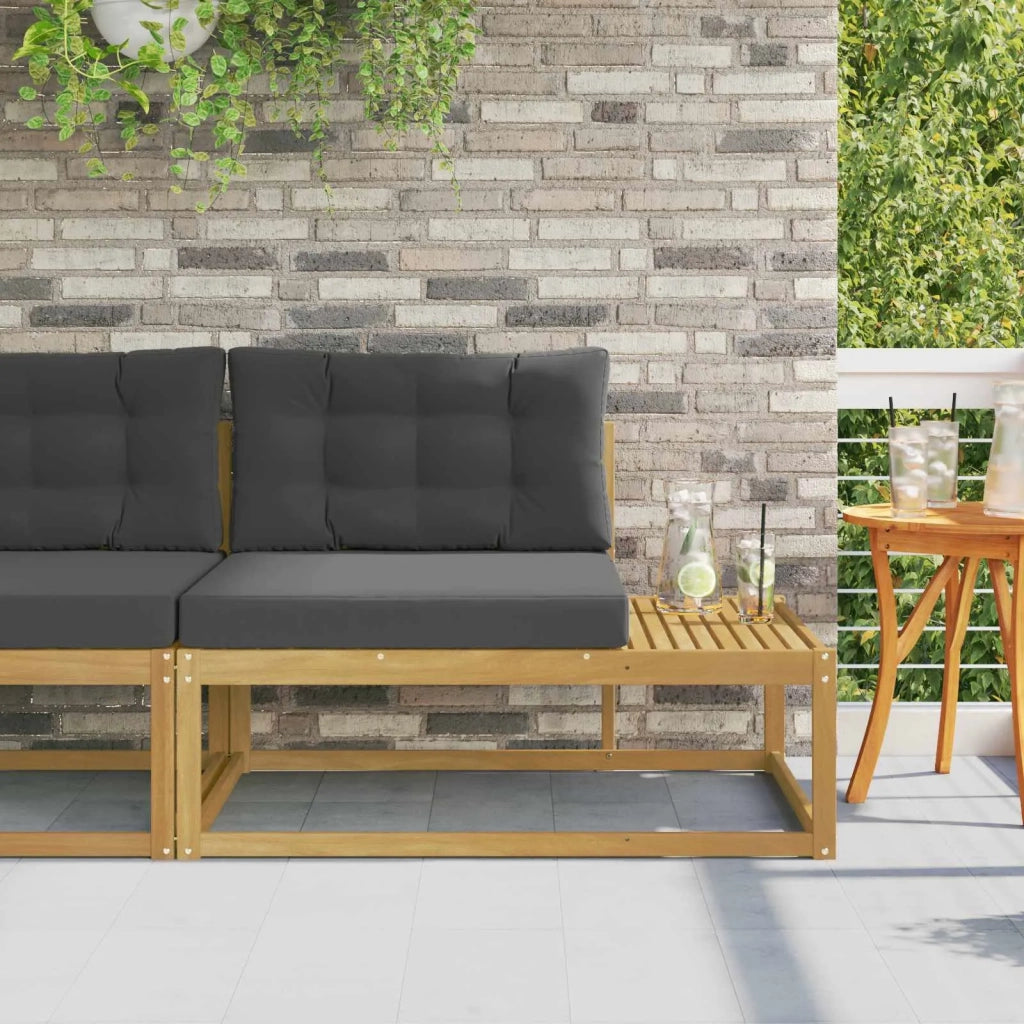 Divano da esterno-Divano da Giardino Bianco 115 x 83 x 73 cm Poliestere 935457