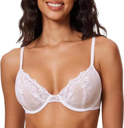 Corsetto Plus con Tessuto a Maglia, Femminile Sexy, Translucido, Sostenuto con Cintura di Sostegno