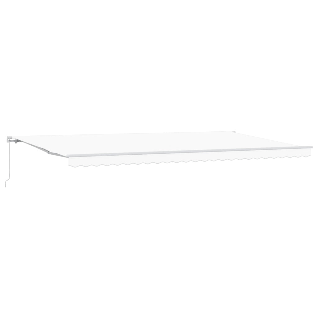 Tenda retrattile manuale  Bianca 600x350 cm