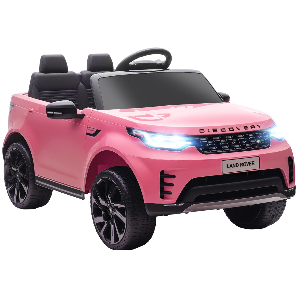 Auto Elettrica per Bambini Land Rover con Telecomando e LED ¨C zephmum ¨C 105x68.5x58 cm Rosa