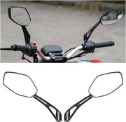 Specchietti laterali universali - visibilità chiara - specchietti posteriori con supporto - motocicletta/ scooter - plastica.