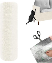 Tappeto per gatti - adesivo - 200 cm - bianco di riso