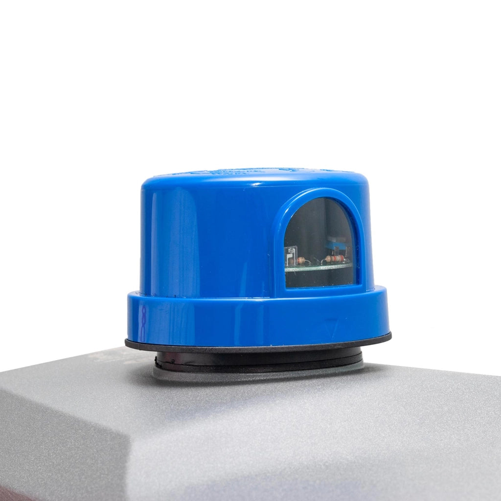 Lampione faro armatura stradale IP65 sensore crepuscolare LED 100W 6500K alta efficienza luce viali sentieri giardino 230V