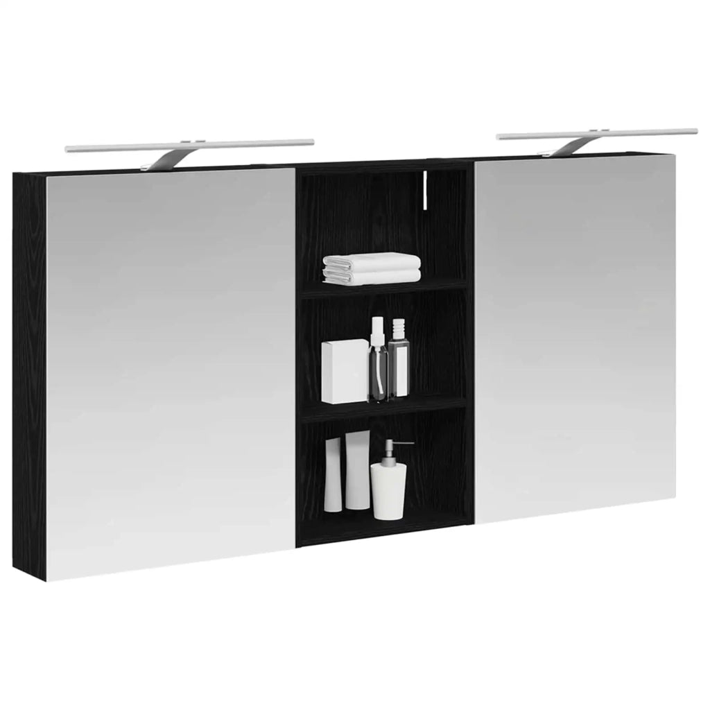 Set di Armadi da Bagno con lo scaffale 3 pcs 140 x 14,5 x 70 cm 3403785