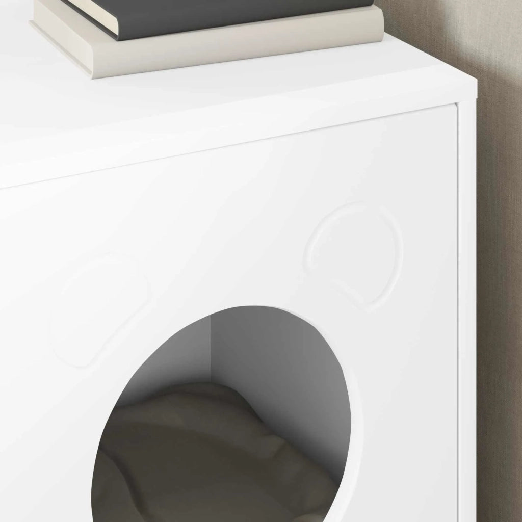 Casa per Gatti Bianco 42,5 x 40 x 53 cm Legno multistrato