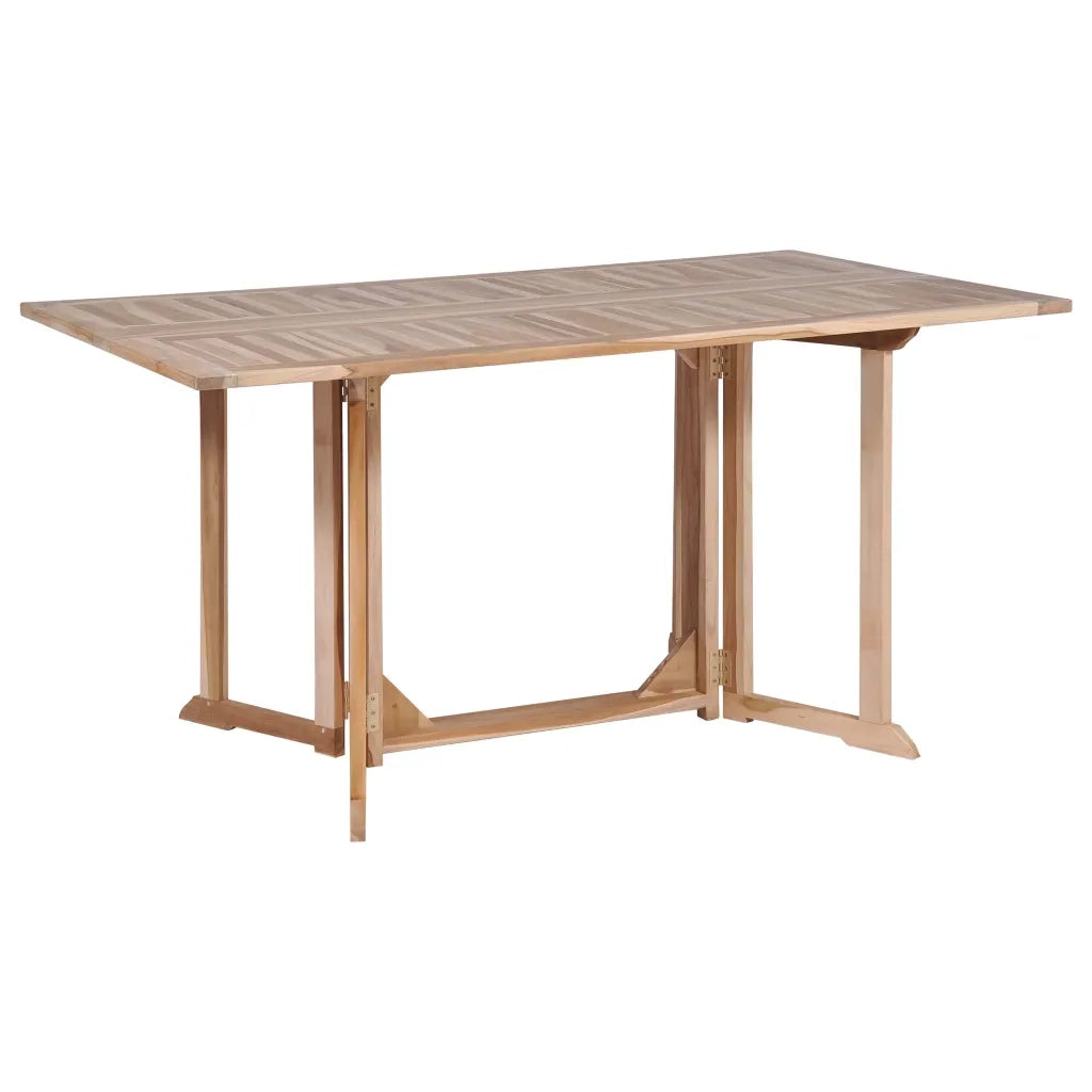 Set da Pranzo da Giardino 7 pz Pieghevole in Massello di Teak 44661