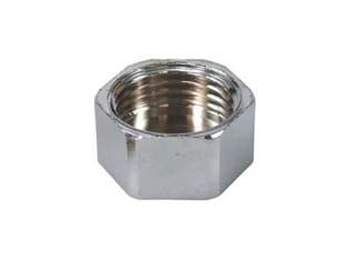 TAPPO FEMMINA OTTONE CROMATO- - F 1/2 - 10 pezzi
