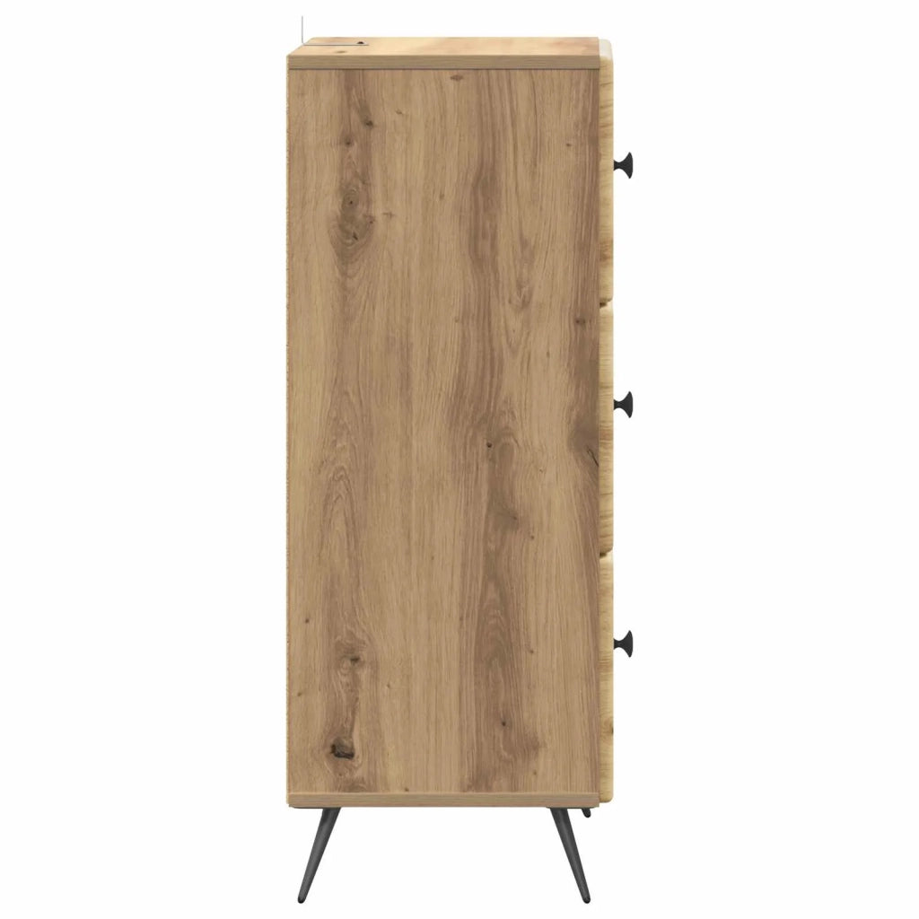 Mobile con Cassetti Rovere Artigianale 33 x 34,5 x 90 cm 895544