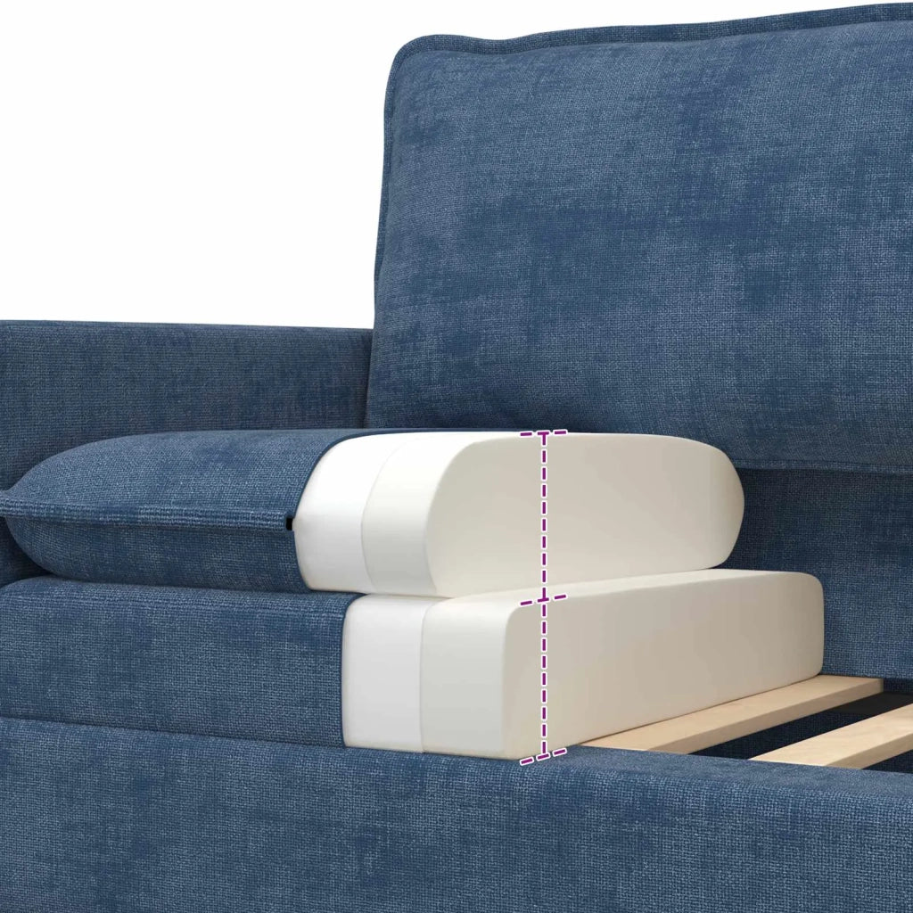 Divano Blu 76 x 81 x 87,5 cm Poliestere