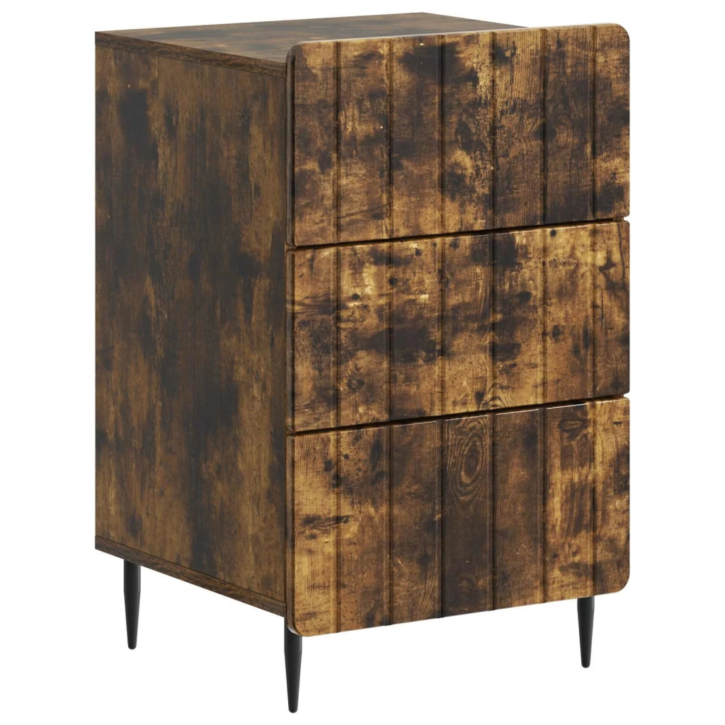 Armadio da Notte con cassetto Rovere Fumo 43x 41 x 68 cm 894330