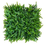 Pannelli Verde Verticale 50×50 cm Ultra-realistici e folti, per interno/esterno FELCI E BOSSO - Eternal Parquet