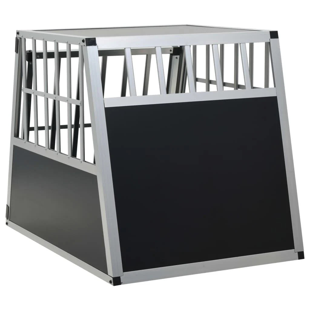 Trasportino per cani con porta 65 x 91 x 69,5 cm nero 02_0000062
