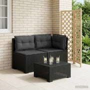 Divano da esterno-Divano da Giardino a 2 Posti con Cuscini Aspetto Rattan PP 875801