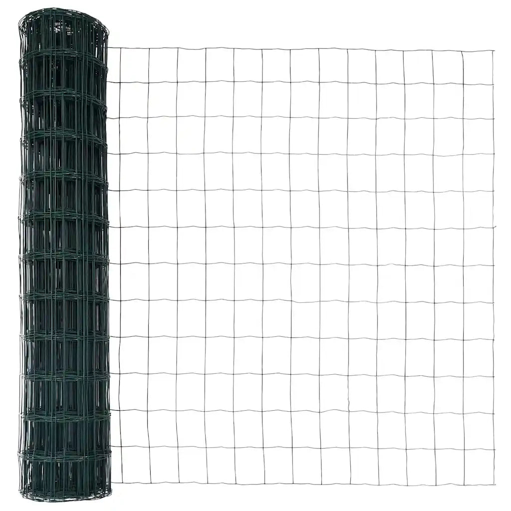 Recinzione con Posto Verde 1 x 25 m Acciaio e PVC