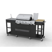 Barbecue da Cucina per Esterni Montana 4 Fornelli   cod mxl 7051