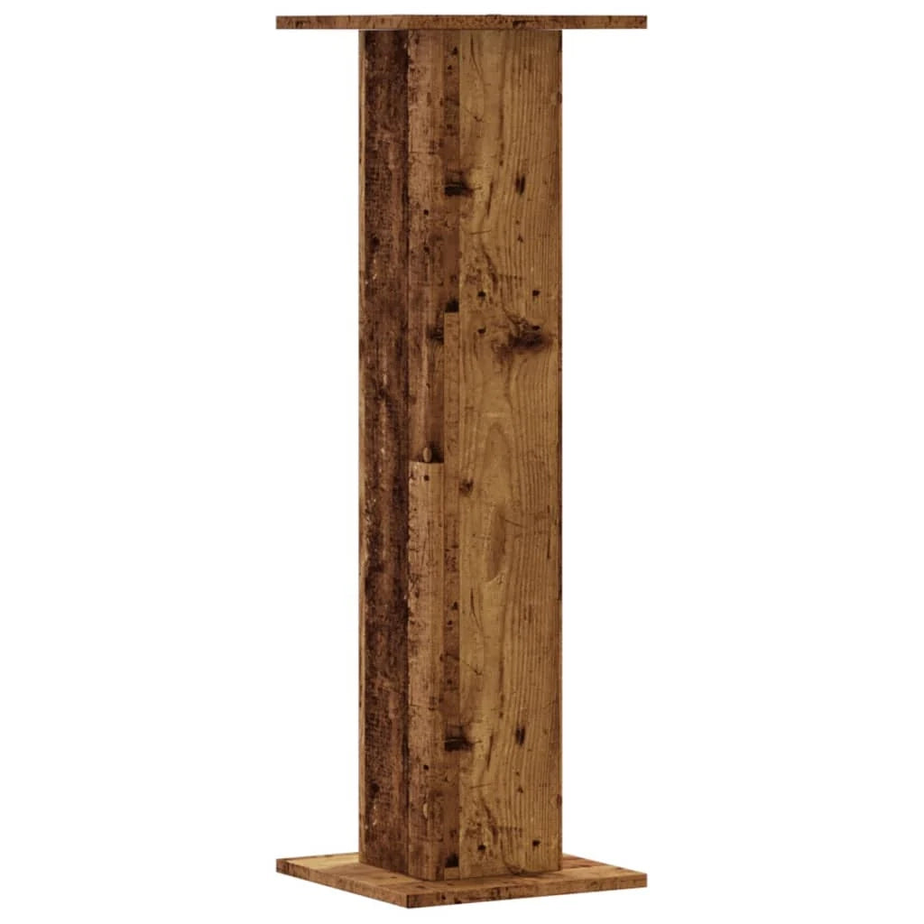 Portavasi mobili per fiori set da 2 legno di recupero legno ingegnerizzato marrone 02_0045372
