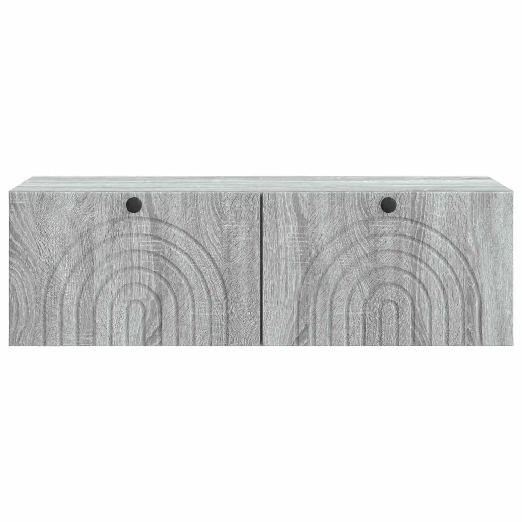 Mobile Porta TV da Muro Grigio Sonoma 99 x 41 x 30 cm