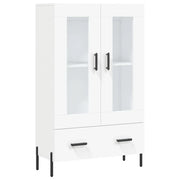 Credenza | Madia | Buffet da pranzo | Armadio da pranzo Bianca 69,5x31x115 cm in Legno Multistrato