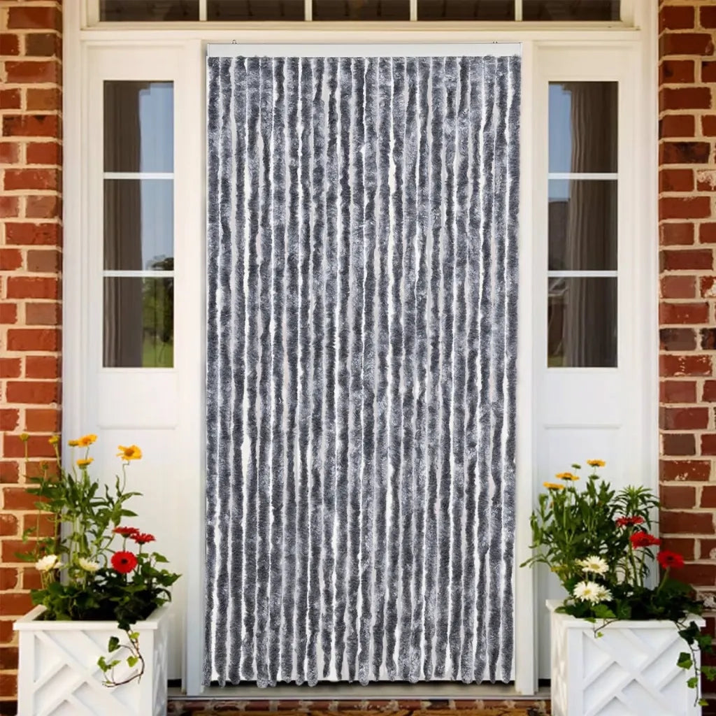 Tenda Antimosche Grigio Argento 100x200 cm in Ciniglia CFW6949893