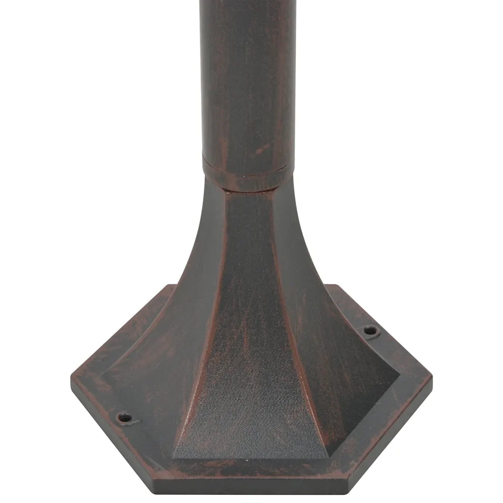 Lampioni da Giardino 6 pz E27 110 cm Alluminio Bronzo CFW8853682
