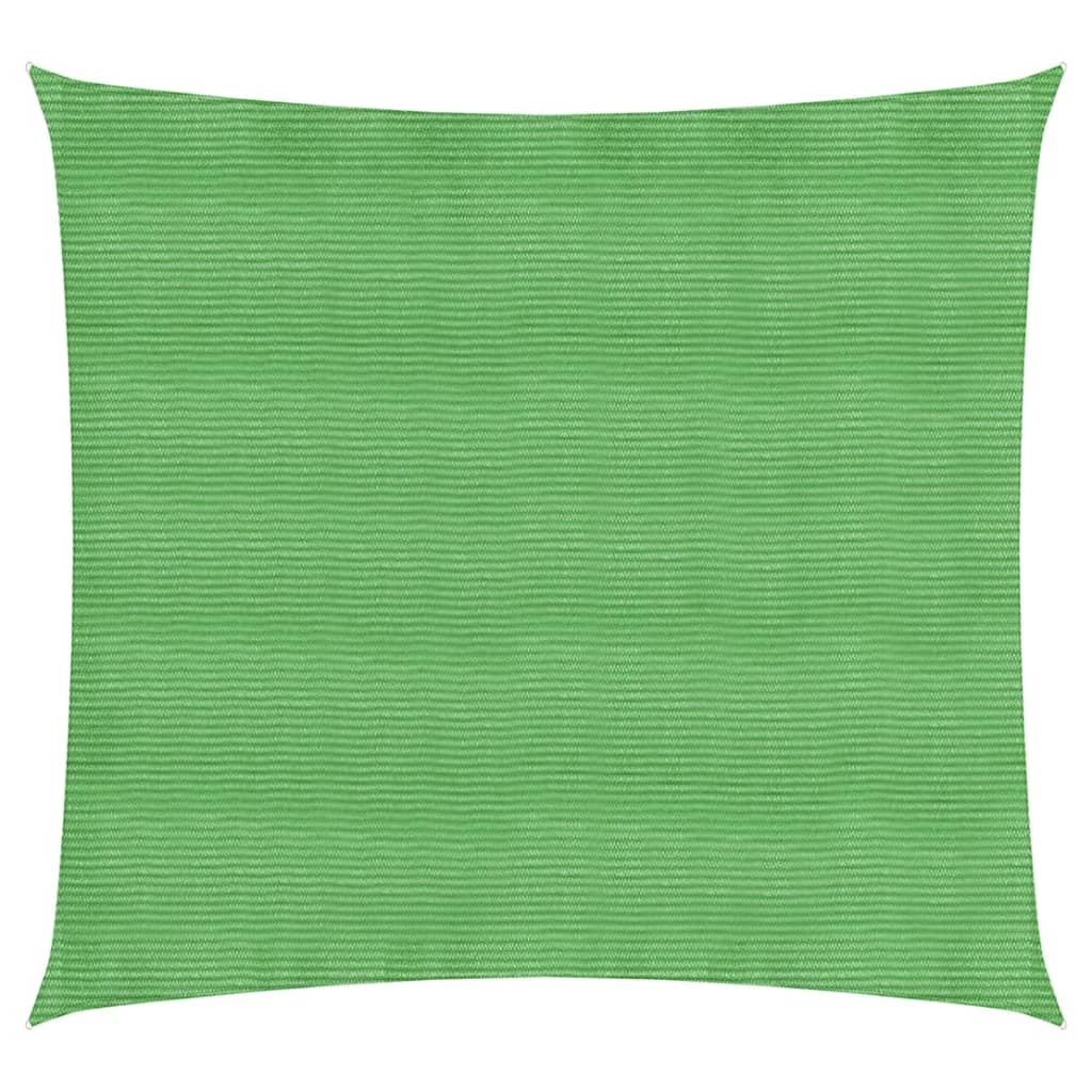 Vela ombreggiante 160 g/m² verde chiaro 6 x 6 m HDPE 02_0009401