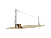 Teleferica Adelaide 290 Giochipark acciaio zincato EN 1176 cm3200x100x410h