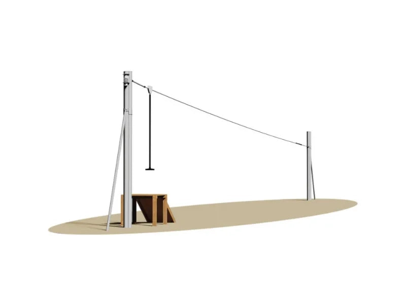 Teleferica Adelaide 290 Giochipark acciaio zincato EN 1176 cm3200x100x410h