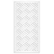 FILOTTO - Pannello in PVC traforato - Parasole Misura: 47x94 cm, Colore: bianco