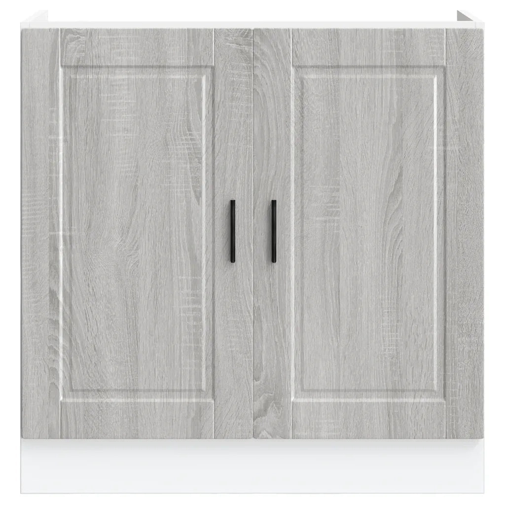 Mobile base lavello Porto Grigio Sonoma 80x46x81,5cm Truciolato 853933