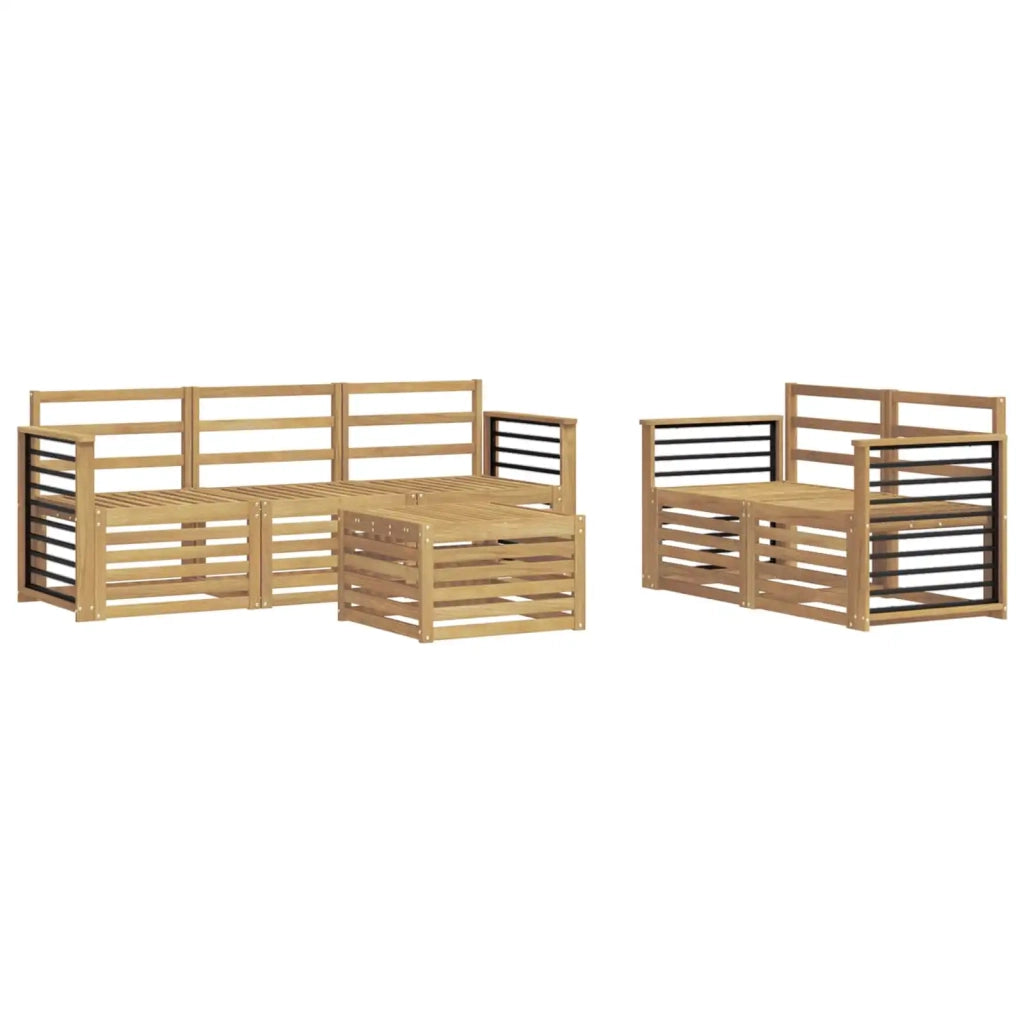 Set divani Legno di Acacia Massello 3391404