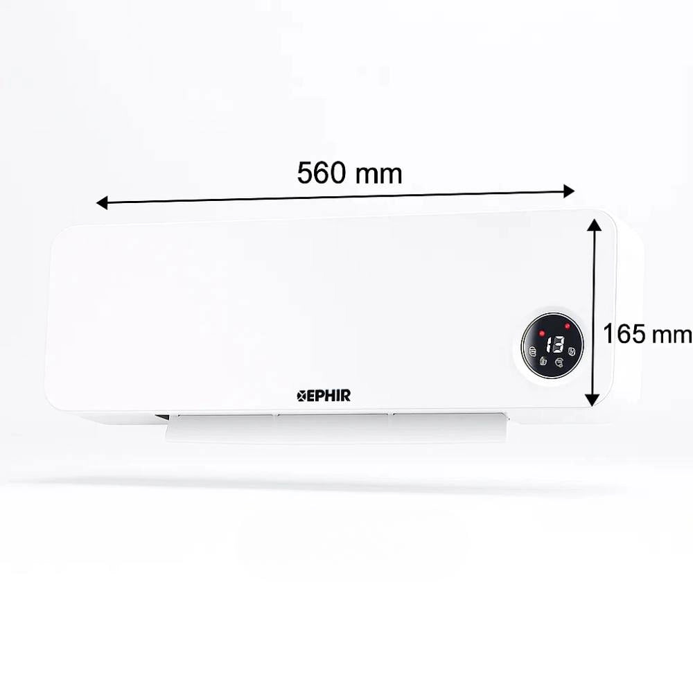 Termo ventilatore ceramico da parete zephir modello zmw3023b