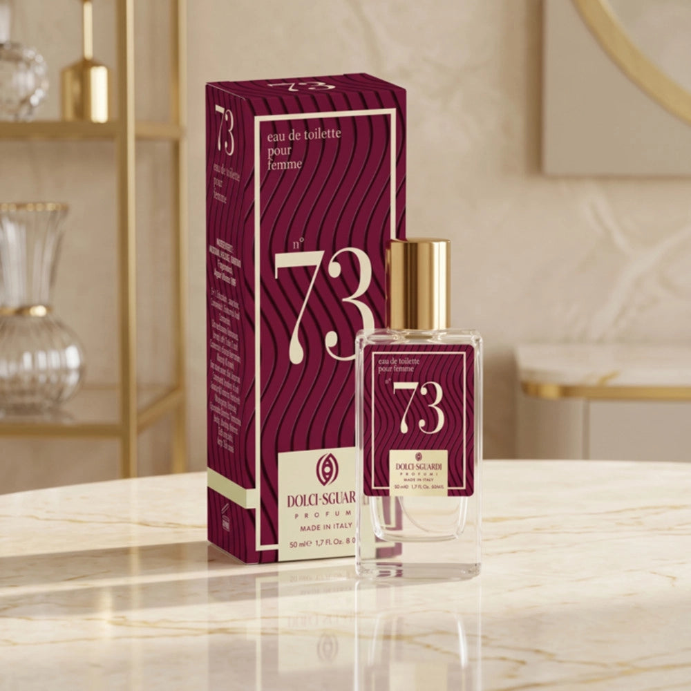 Trade Shop - Profumo Corpo Eau De Toilette Da Donna N°73 Da 50ml Fragranza Sensuale Misteriosa 006035 -