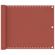 Paravento per balcone protezione privacy paravento 75 x 500 cm HDPE terracotta 02_0010411