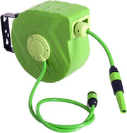 Slanghaspel automatico 10m - Rotabile e Facile da Avvolgere per Giardino