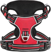 Harnas per cani - Attrezzo per cani - Camminata sicura - Progetto anti-scivolamento - XL - Rosso