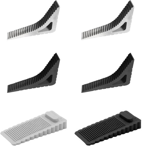 Blocco Porta Antipinch - 4 Pezzi - Morbido/Rubber - Protezione Antipinch - Eterno - Materiale Duraturo 

Modello: 
- Materiale: Morbido/Rubber 
- Dimensioni: 
- Caratteristiche: Anti-pinch, Eterno, Winddicht