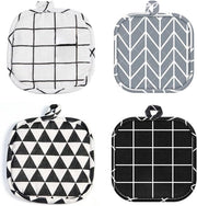 Ovenwanten resistenti al calore - 4 pezzi - cotone - 4 colori