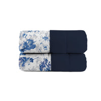 Trapunta Invernale Matrimoniale Stampata in Microfibra 200gr Double Face Foglie