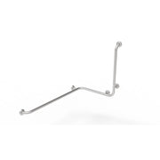 Maniglia angolare con verticale laterale universale 110x60x60h inox satinato
