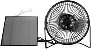 Ventilatore portatile per il raffreddamento - 45 W pannello solare USB alimentato - sistema di ventilazione per outdoor, casa, viaggio, campeggio, auto.