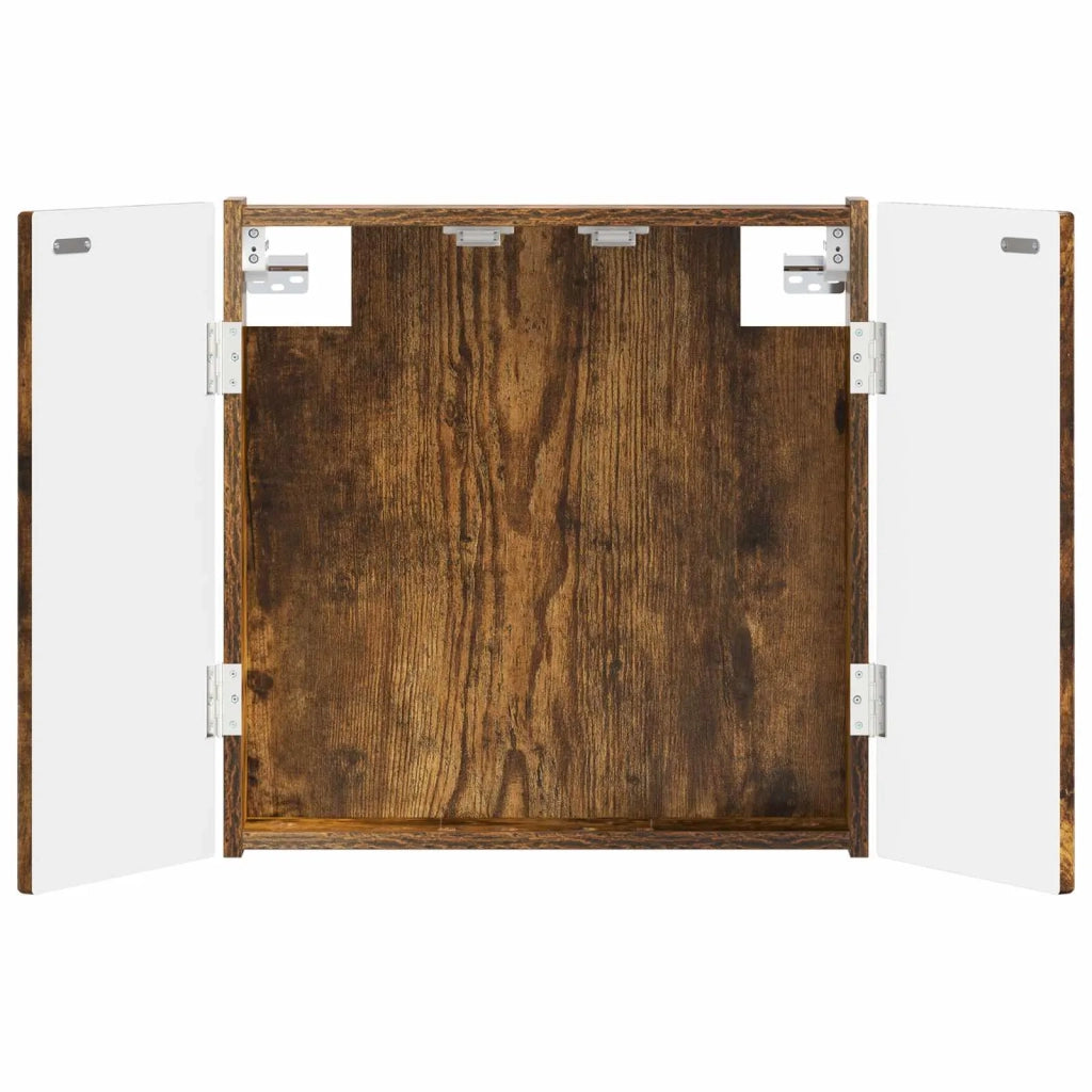 Armadio per Dartboard ALKMAAR Rovere Fumo 52,5 x 10,5 x 53,5 cm 896230