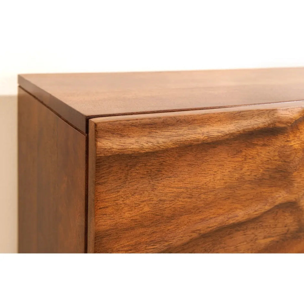 Buffet 180 cm 4 porte legno scolpito naturale – Collezione SILVA
